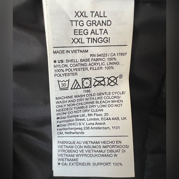 Old Navy XXL Black Water Resistant Packable Puffer Jacket for Women - Picture 13 of 13